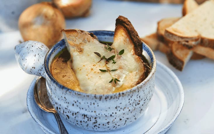 Fransk Löksoppa med Pågen Levain bröd - Recept | Pågen